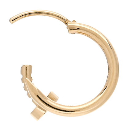 Cartier 18K Yellow Gold Juste Un Clou Single Hoop Earring 4 of 4