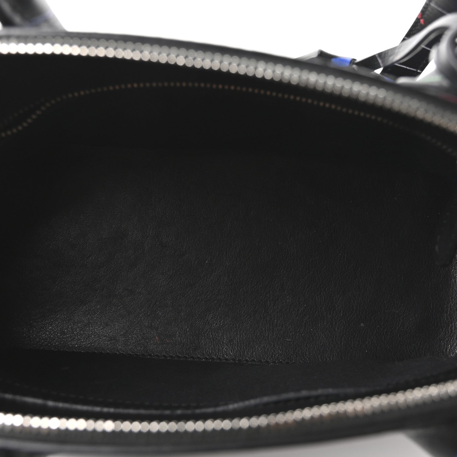 Balenciaga Calfskin Logo Print S Ville Top Handle Bag Black Multicolor 5 of 10