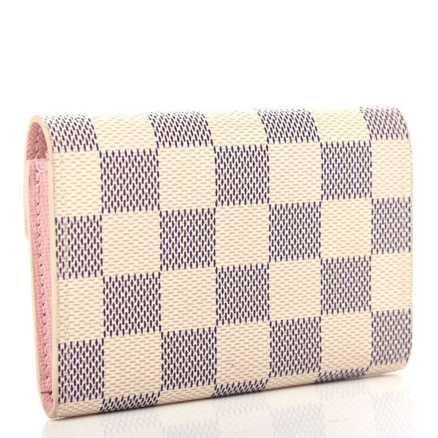 Damier Azur Rosalie Coin Purse Rose Ballerine