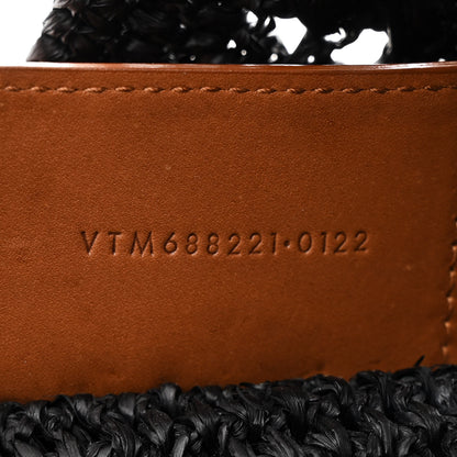Saint Laurent Raffia Calfskin Medium Panier Tote Black 7 of 12