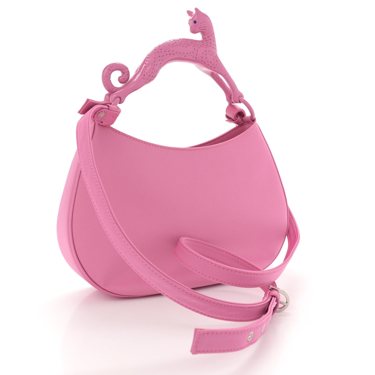 Satin Cat Hobo Pink