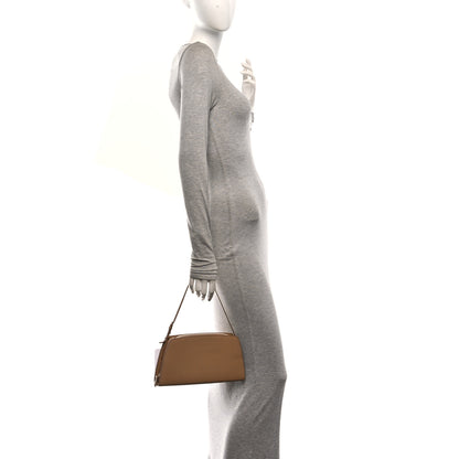 The Row Saddle Calfskin Dalia Baguette Shoulder Bag Warm Chestnut 2 of 9