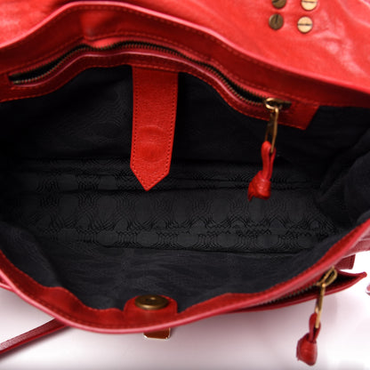Proenza Schouler Lambskin Medium PS1 Satchel Red 5 of 11