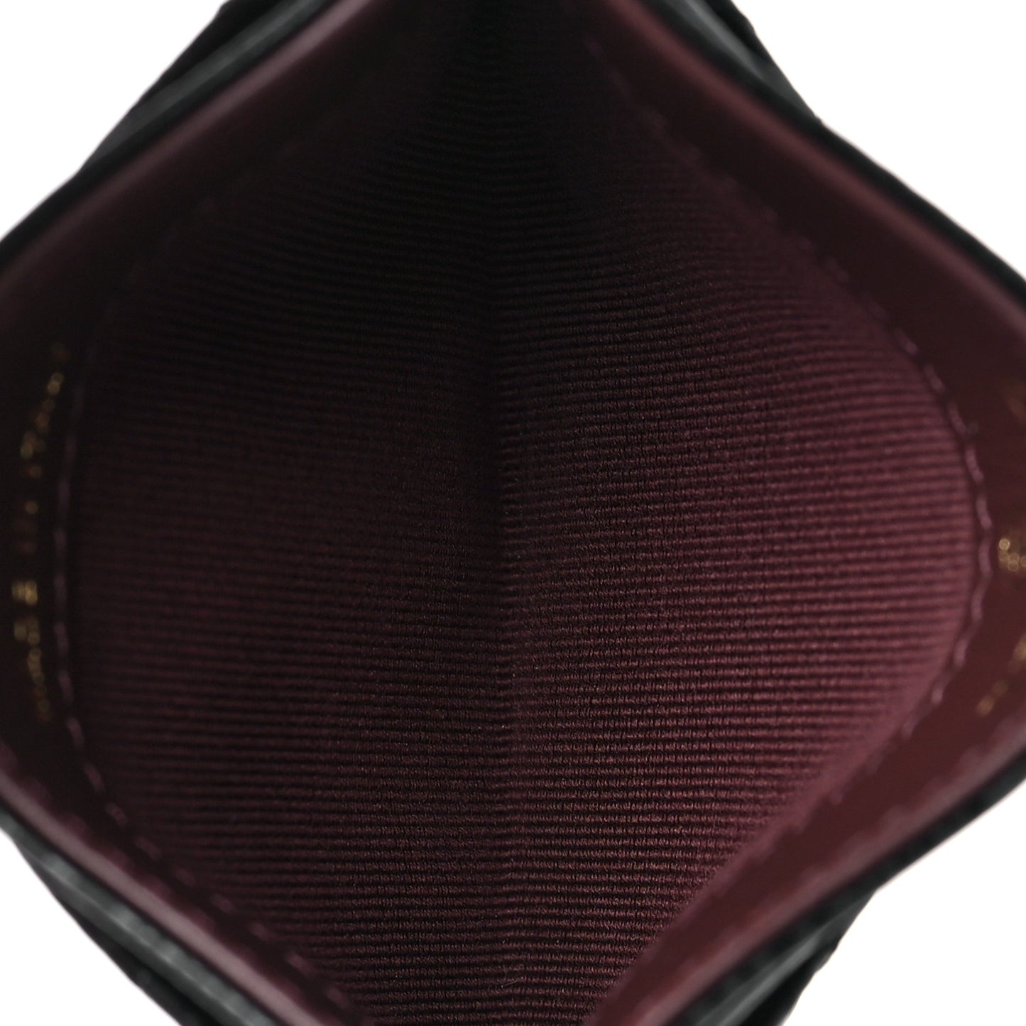 Caviar Quilted Card Holder Black