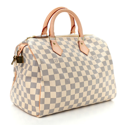 Louis Vuitton Damier Azur Speedy 30 3 of 9