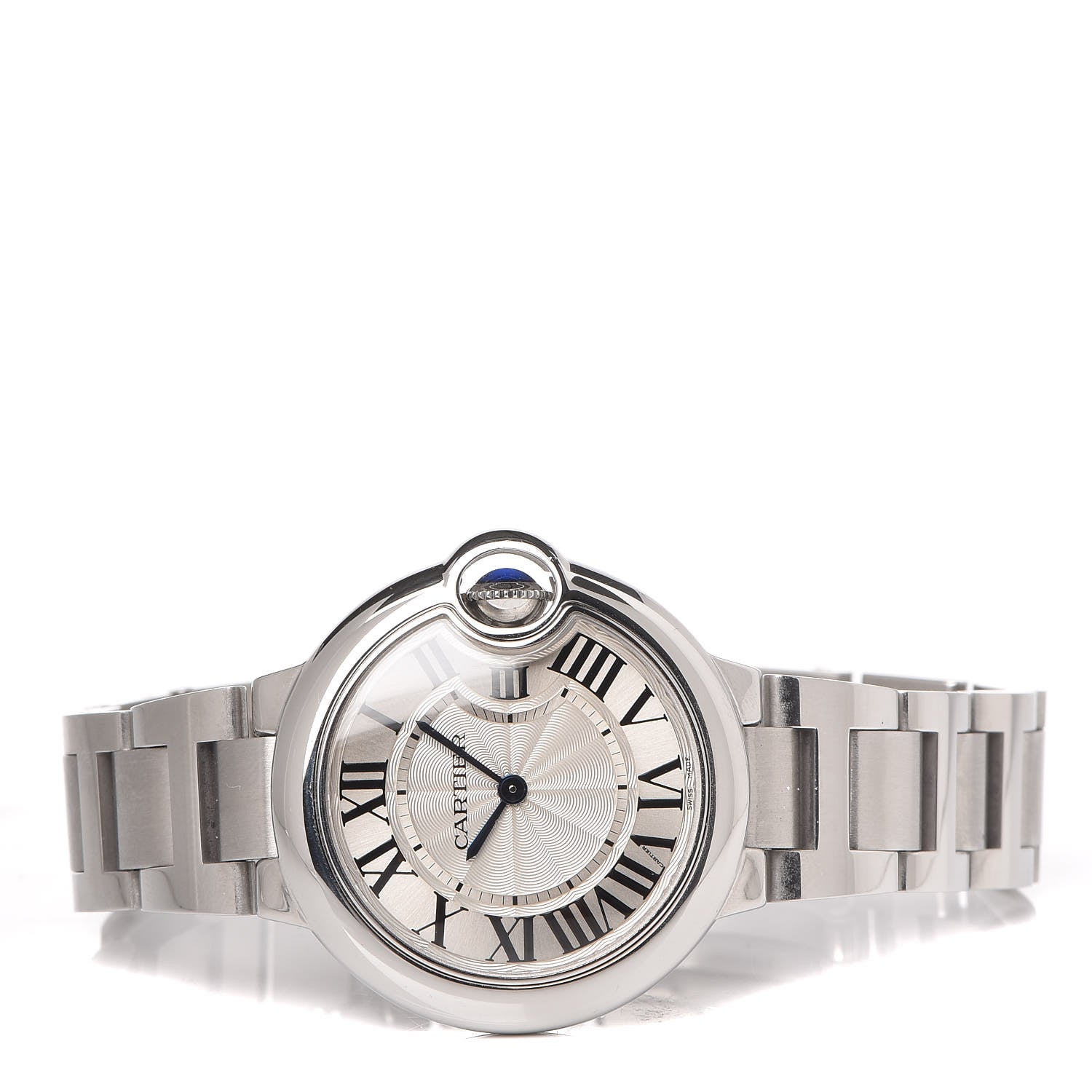 Cartier Stainless Steel 33mm Ballon Bleu De Quartz Watch 3 of 7