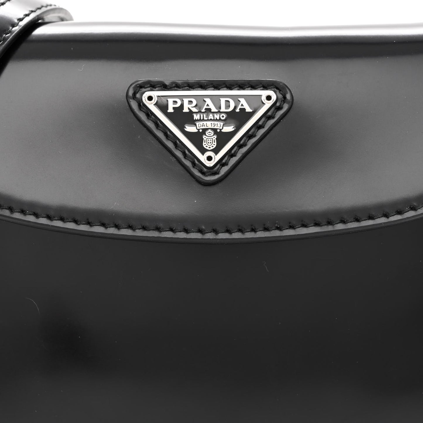 Spazzolato Mini Cleo Flap Adjustable Strap Shoulder Bag Black