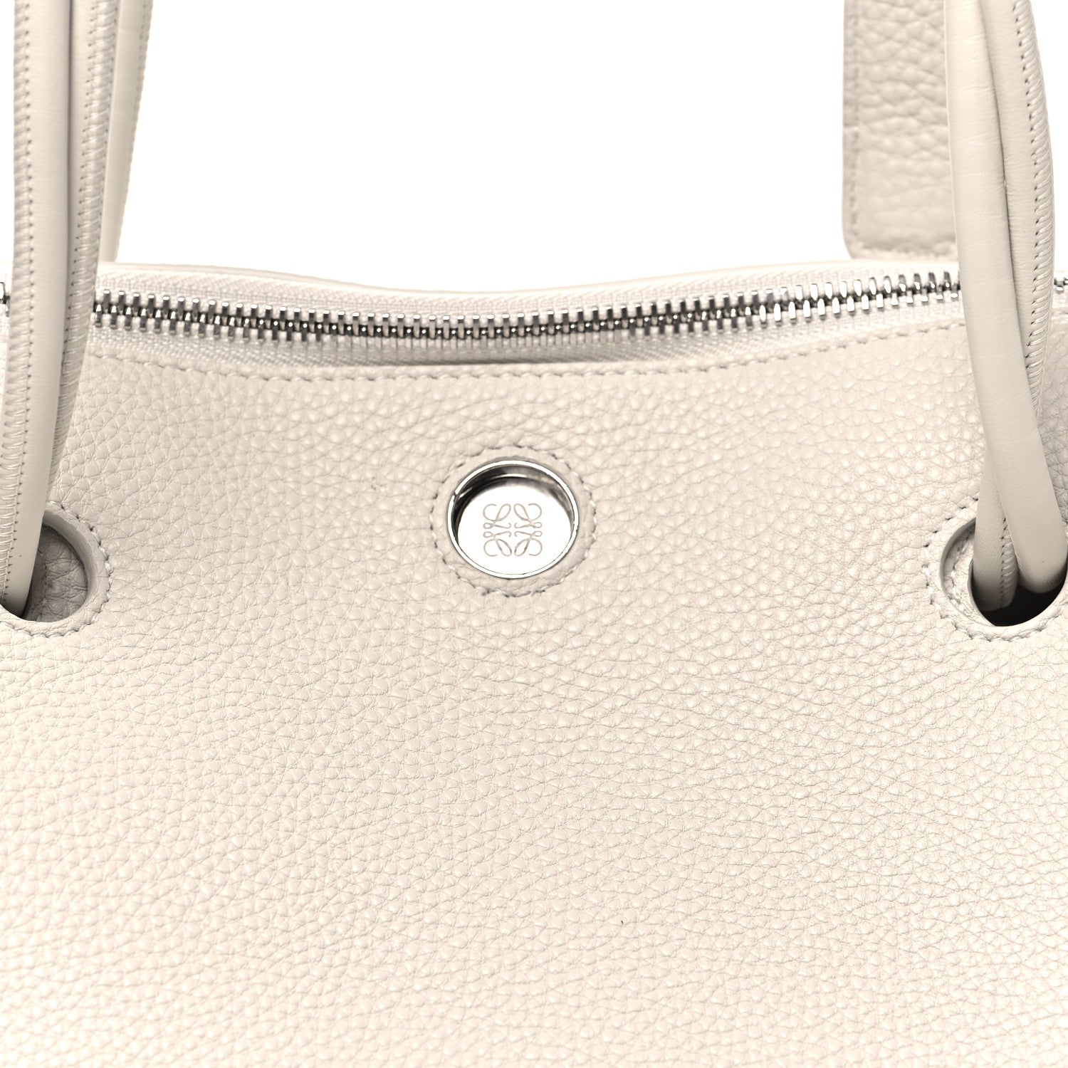 Loewe Supple Grained Calfskin Small Madrid Bag Soft White 7 of 10