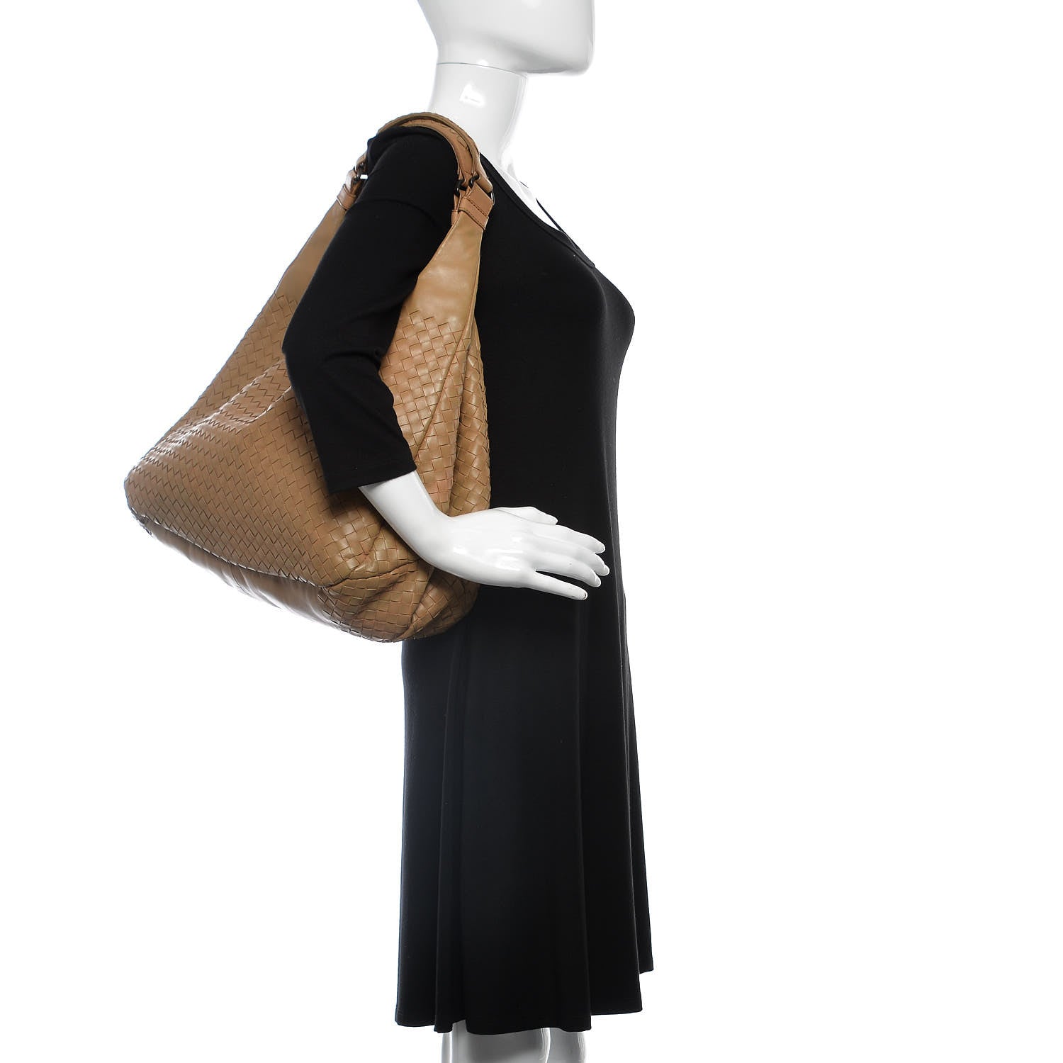 Bottega Veneta Nappa Intrecciato Large Campana Camel 2 of 18
