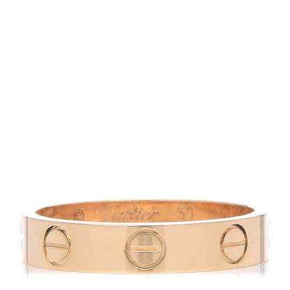 Cartier 18K Yellow Gold 3.5mm LOVE Wedding Band Ring 50 5.25 1 of 5
