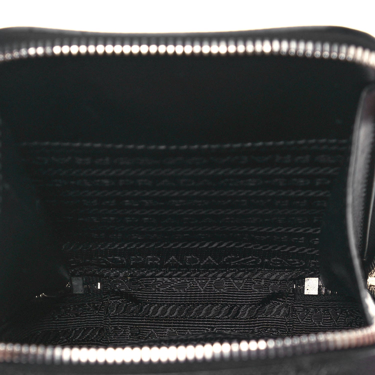 Prada Saffiano Harness Crossbody Bag Black 4 of 10