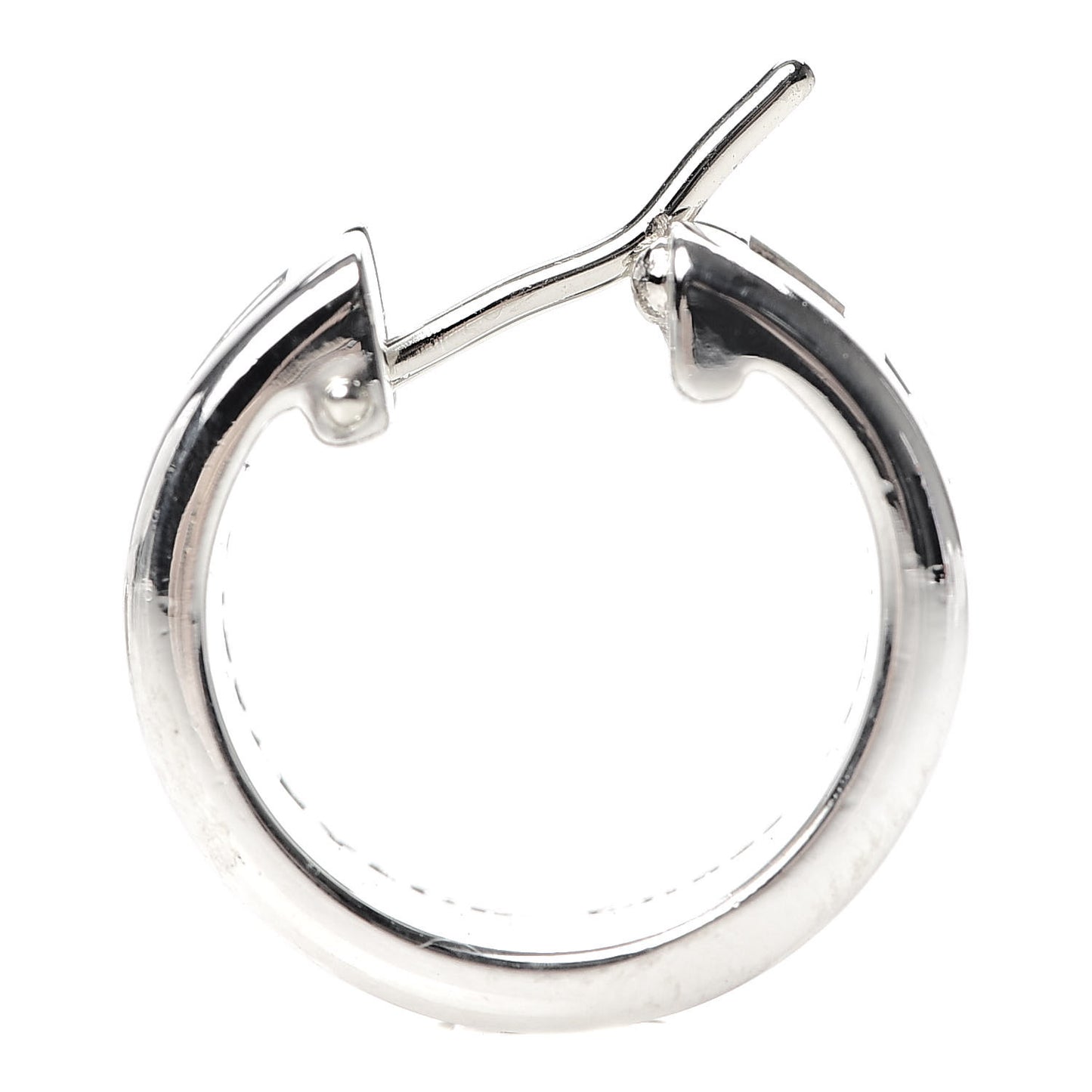 Sterling Silver Small Atlas Hoop Earrings