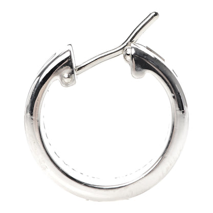 Tiffany Sterling Silver Small Atlas Hoop Earrings 4 of 6