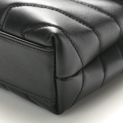 Saint Laurent Calfskin Y Quilted Monogram Toy Loulou Crossbody Black 10 of 10