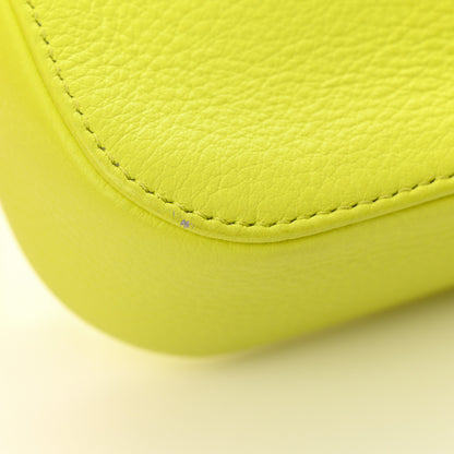 Balenciaga Calfskin Logo XS Everyday Camera Bag Acid Green Black 12 of 12
