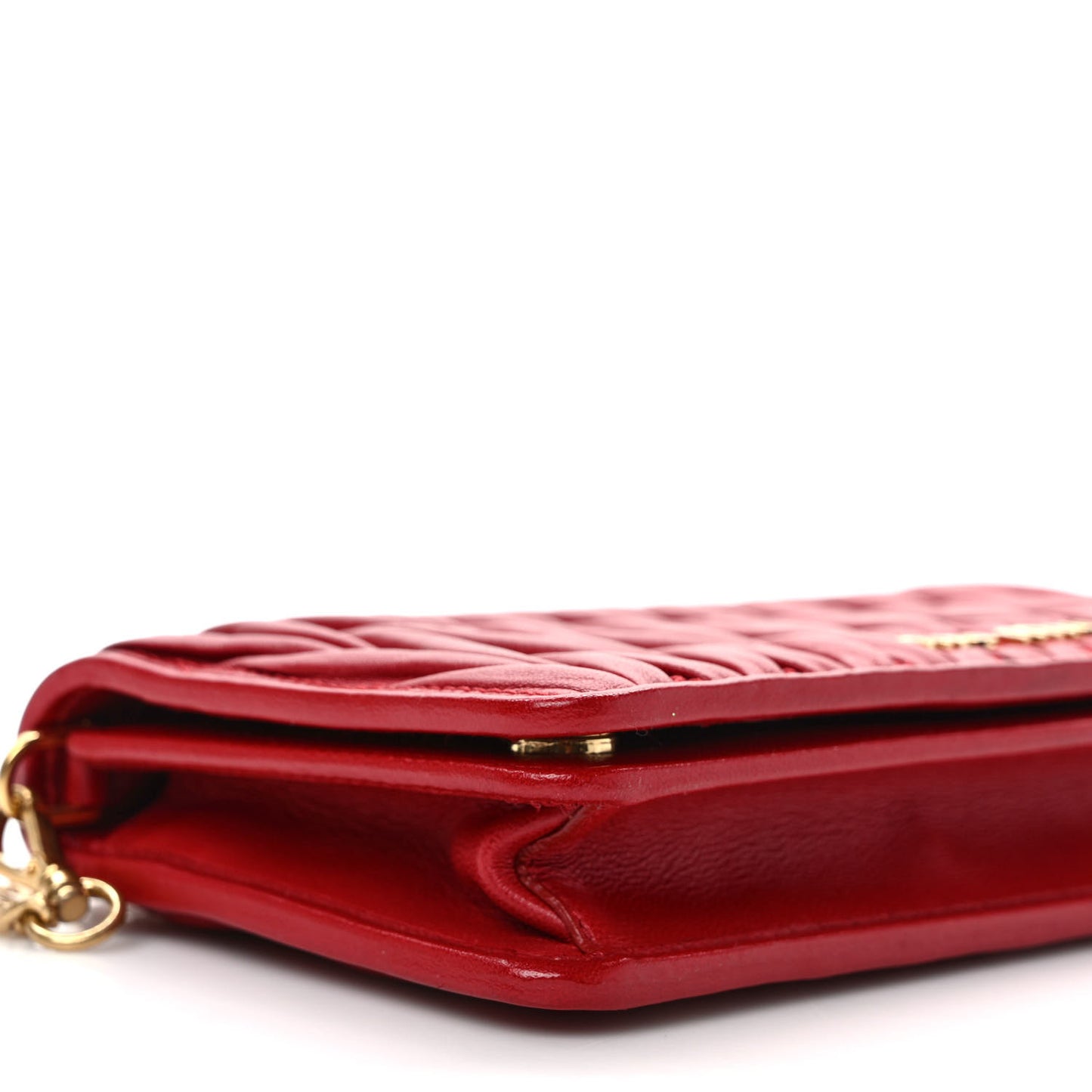 Nappa Matelasse Wallet On Chain Fuoco
