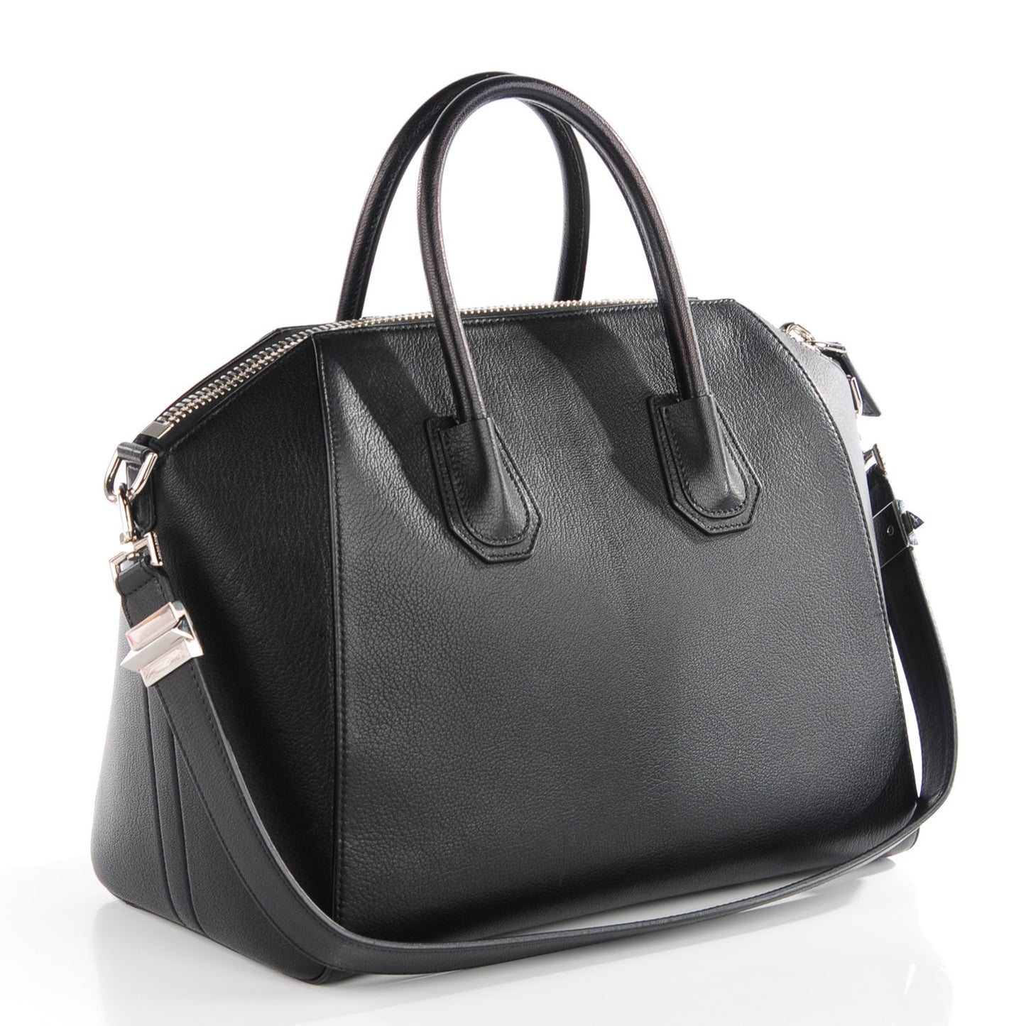 Sugar Goatskin Medium Antigona Black