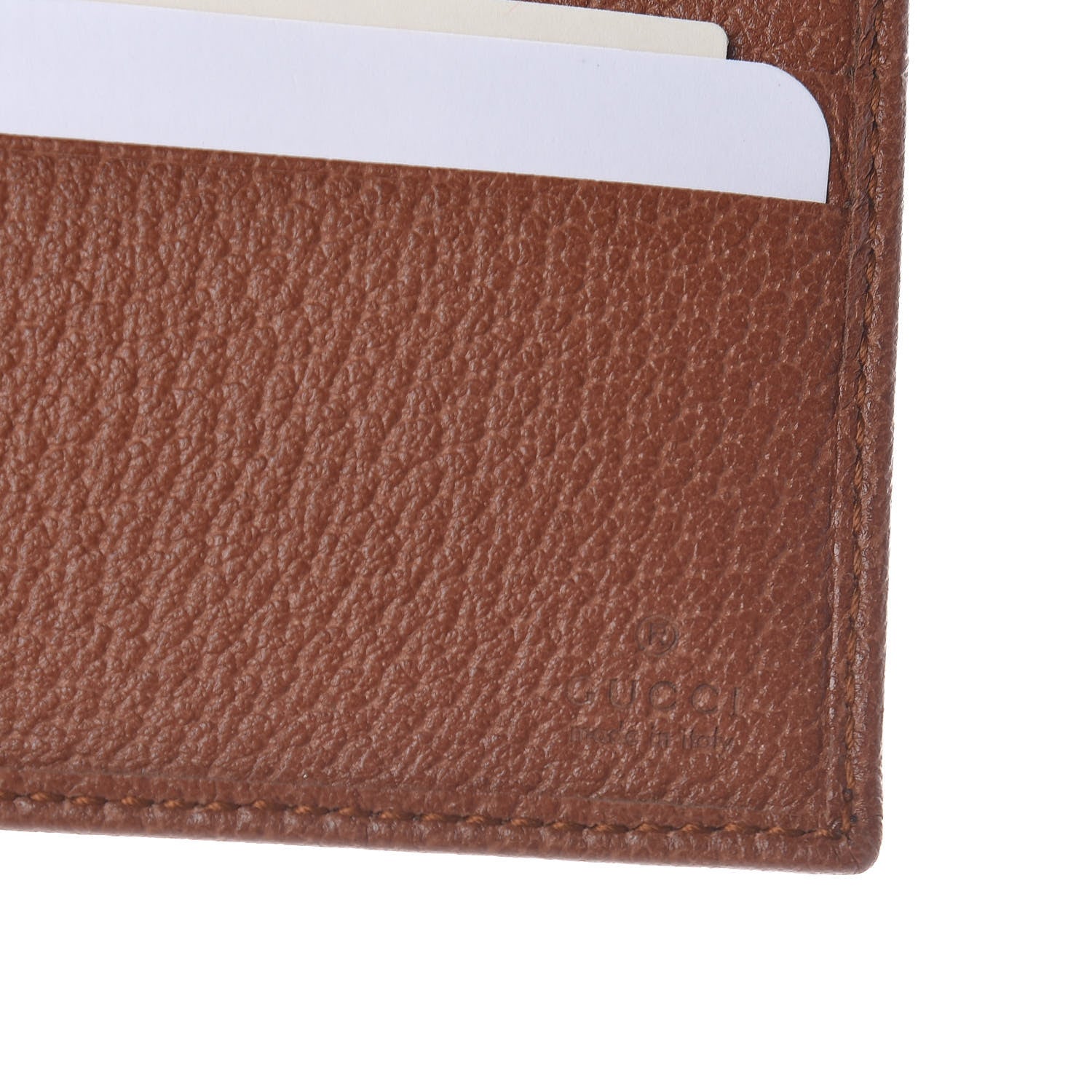 Gucci X MLB Monogram NY Yankees Bi-Fold Wallet Beige Ruggine Ivory 6 of 8
