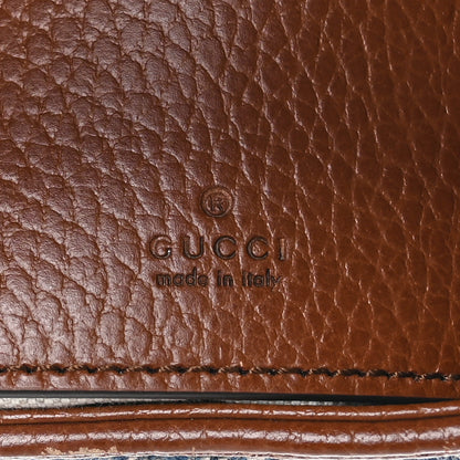 Gucci New Denim GG Monogram Calfskin Mini Jackie 1961 Hobo Blue Tea Cuir 6 of 10