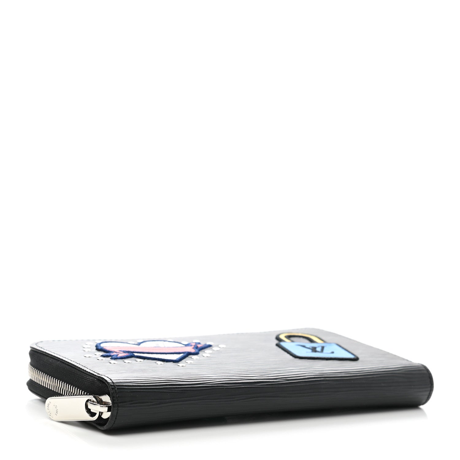 Louis Vuitton Epi LV Stories Zippy Wallet Black 5 of 9