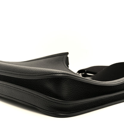 Hermes Taurillon Clemence Evelyne III PM Black 10 of 10