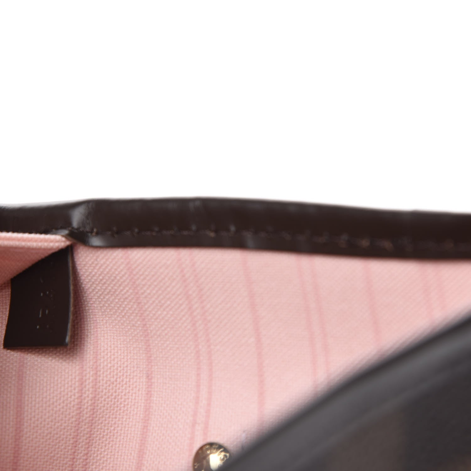 Louis Vuitton Damier Ebene Neo Neverfull MM Rose Ballerine 9 of 10
