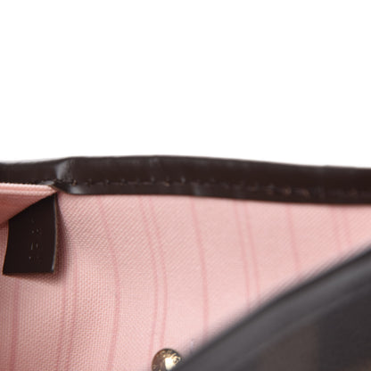 Louis Vuitton Damier Ebene Neo Neverfull MM Rose Ballerine 9 of 10