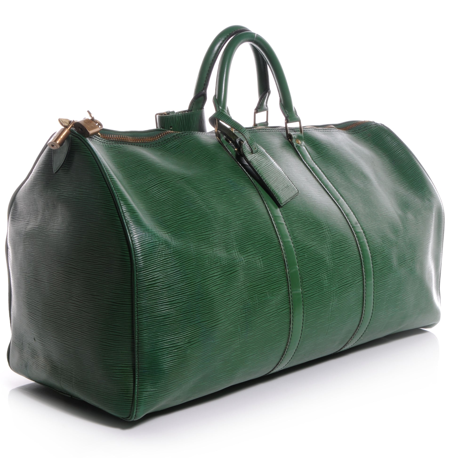 Louis Vuitton Epi Keepall 55 Borneo 3 of 9