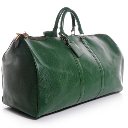 Louis Vuitton Epi Keepall 55 Borneo 3 of 9