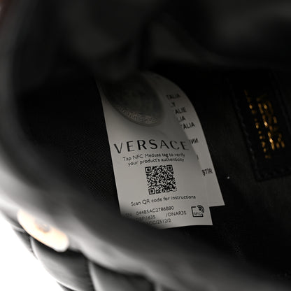 Versace Nappa Quilted Small Medusa Chain Crossbody Black 7 of 10