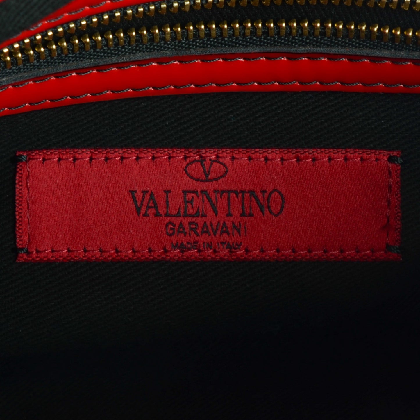 Coated Canvas Lacca Fleur Satchel Red