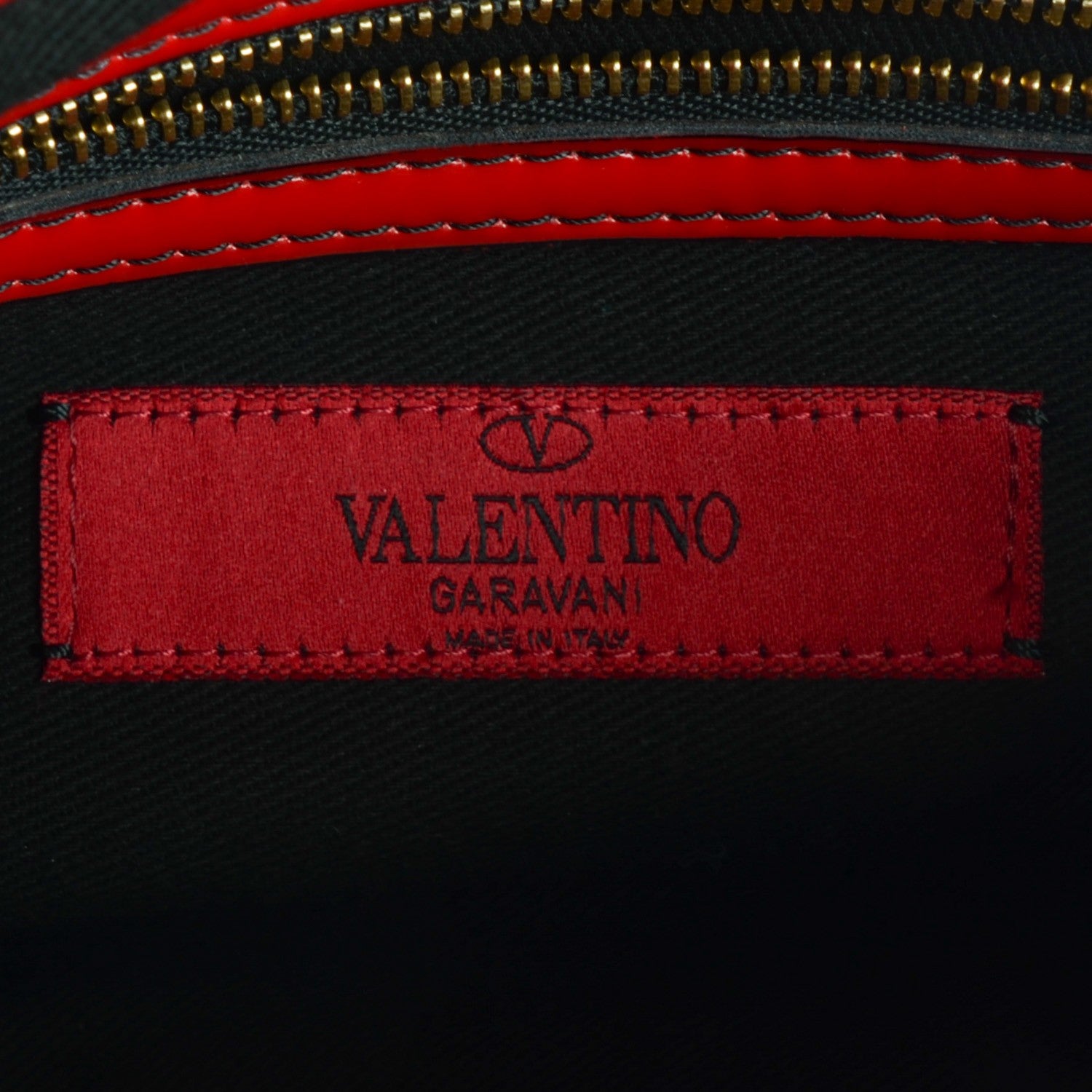 Valentino Garavani Coated Canvas Lacca Fleur Satchel Red 6 of 9