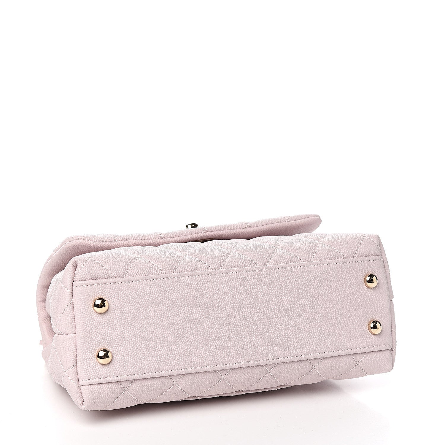 Chanel Caviar Quilted Mini Coco Handle Flap Lilas Lilac 3 of 10