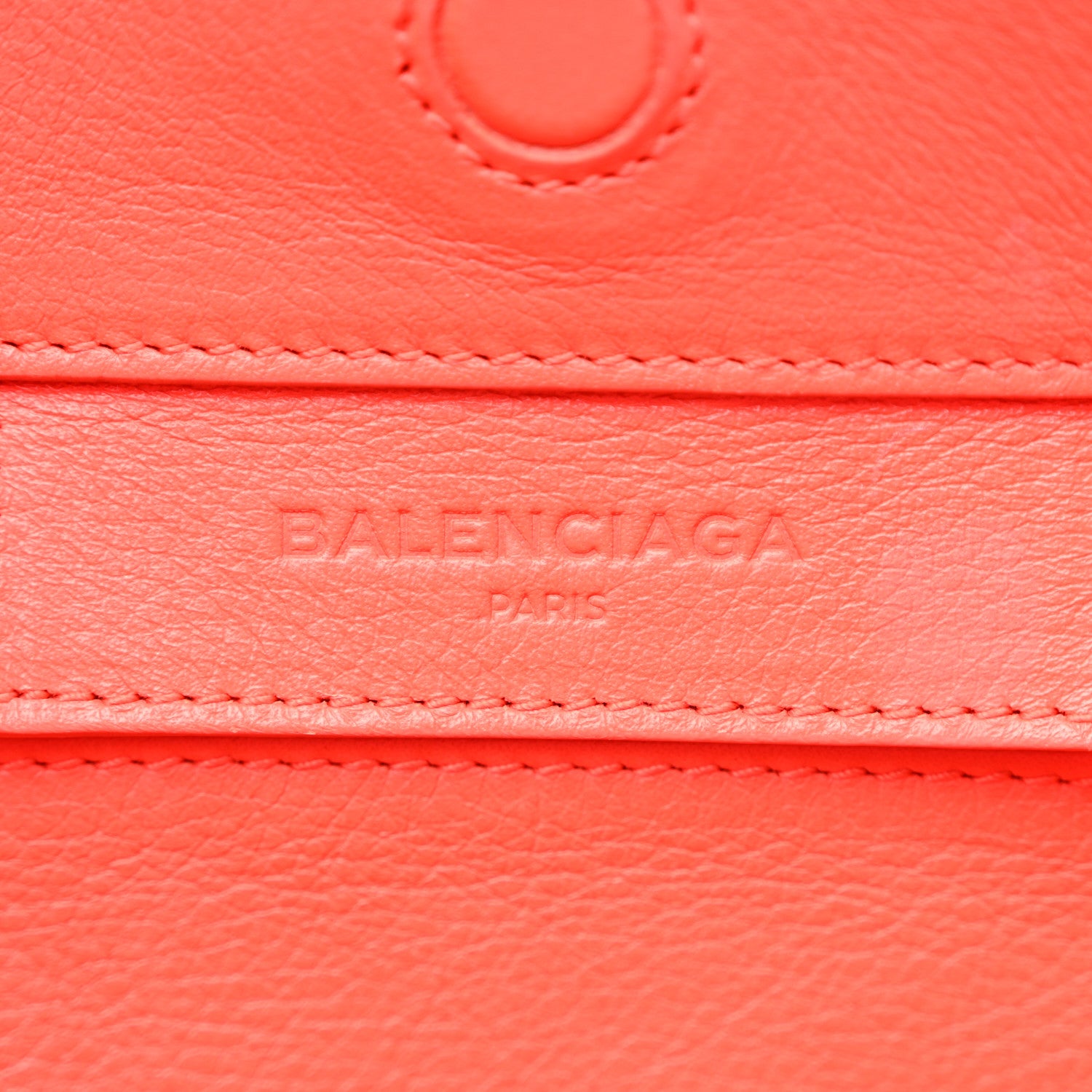 Balenciaga Veau Papier A6 Zip Around Tote Rouge Coquelicot 6 of 15