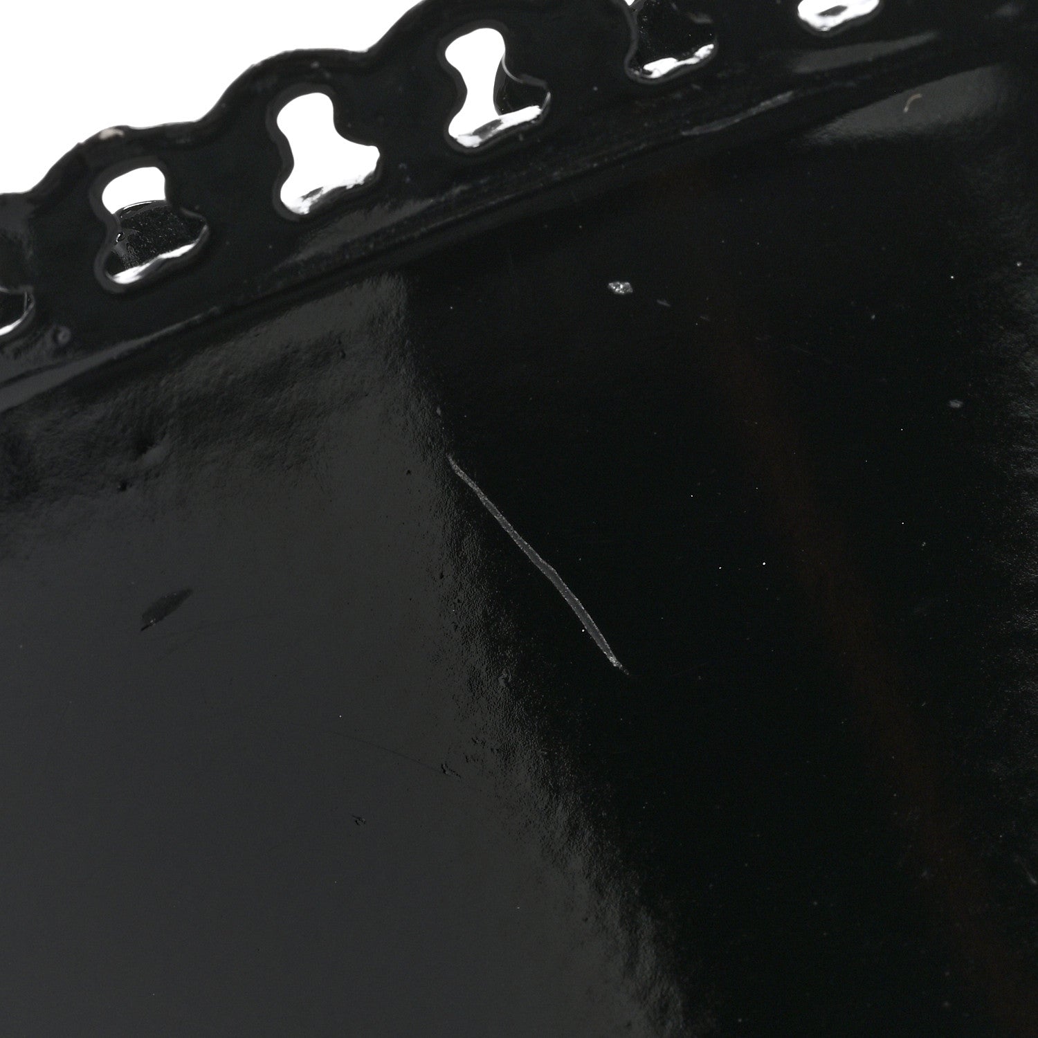 Chanel Enamel Flower Chain Choker Necklace Ruthenium Black 7 of 8