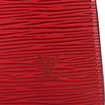 Louis Vuitton Epi Pochette Accessories 24 Castillan Red 10 of 12