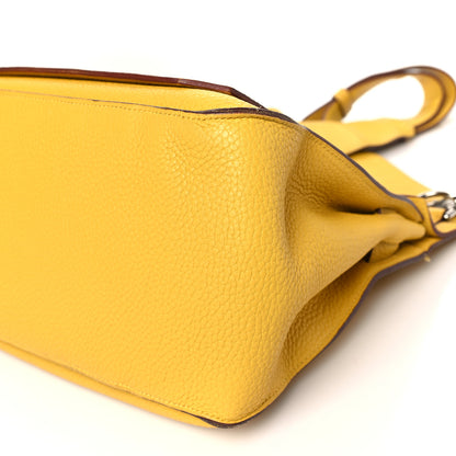 Hermes Taurillon Clemence Jypsiere 34 Jaune Ambre 10 of 16