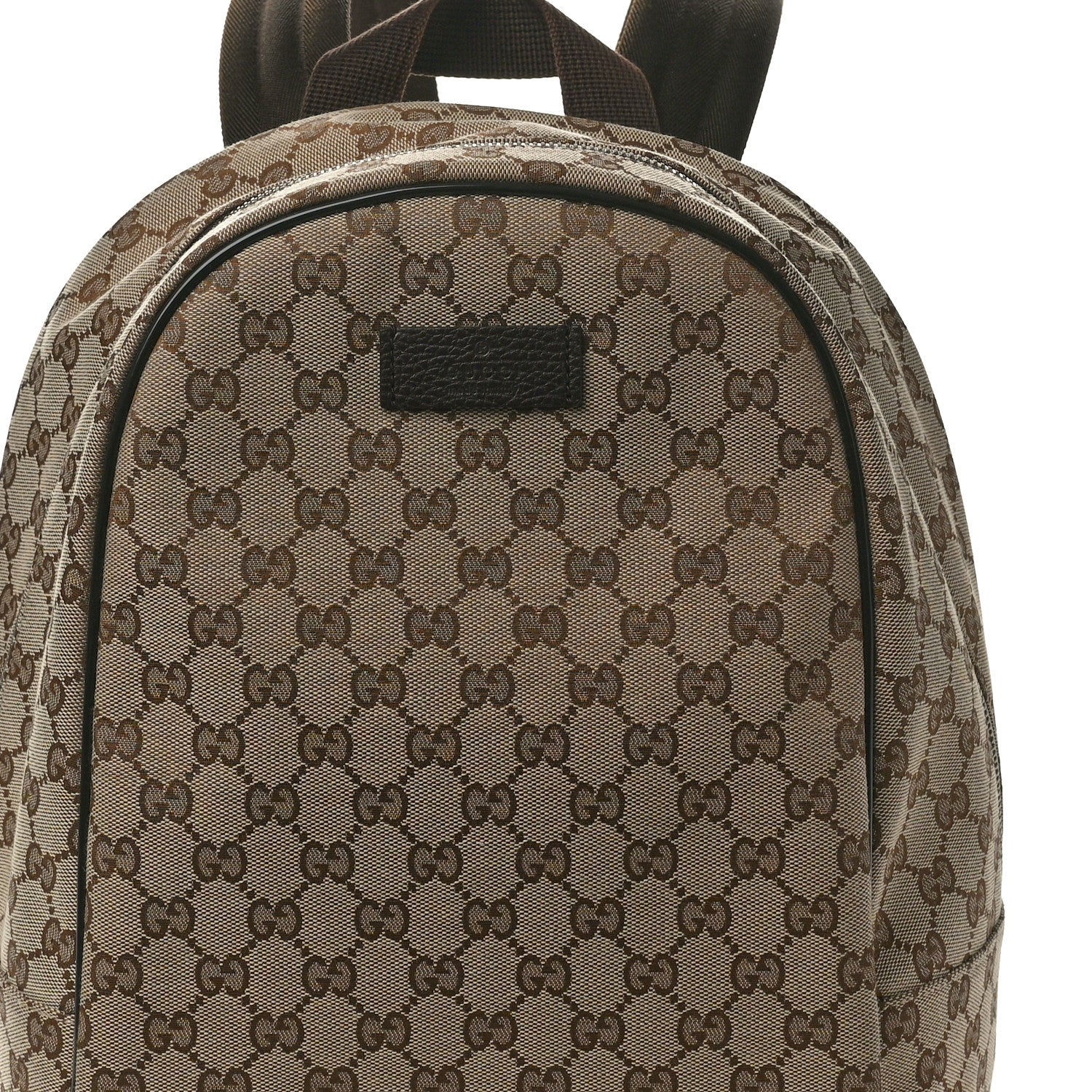 Gucci Monogram Travel Backpack Dark Brown 8 of 10
