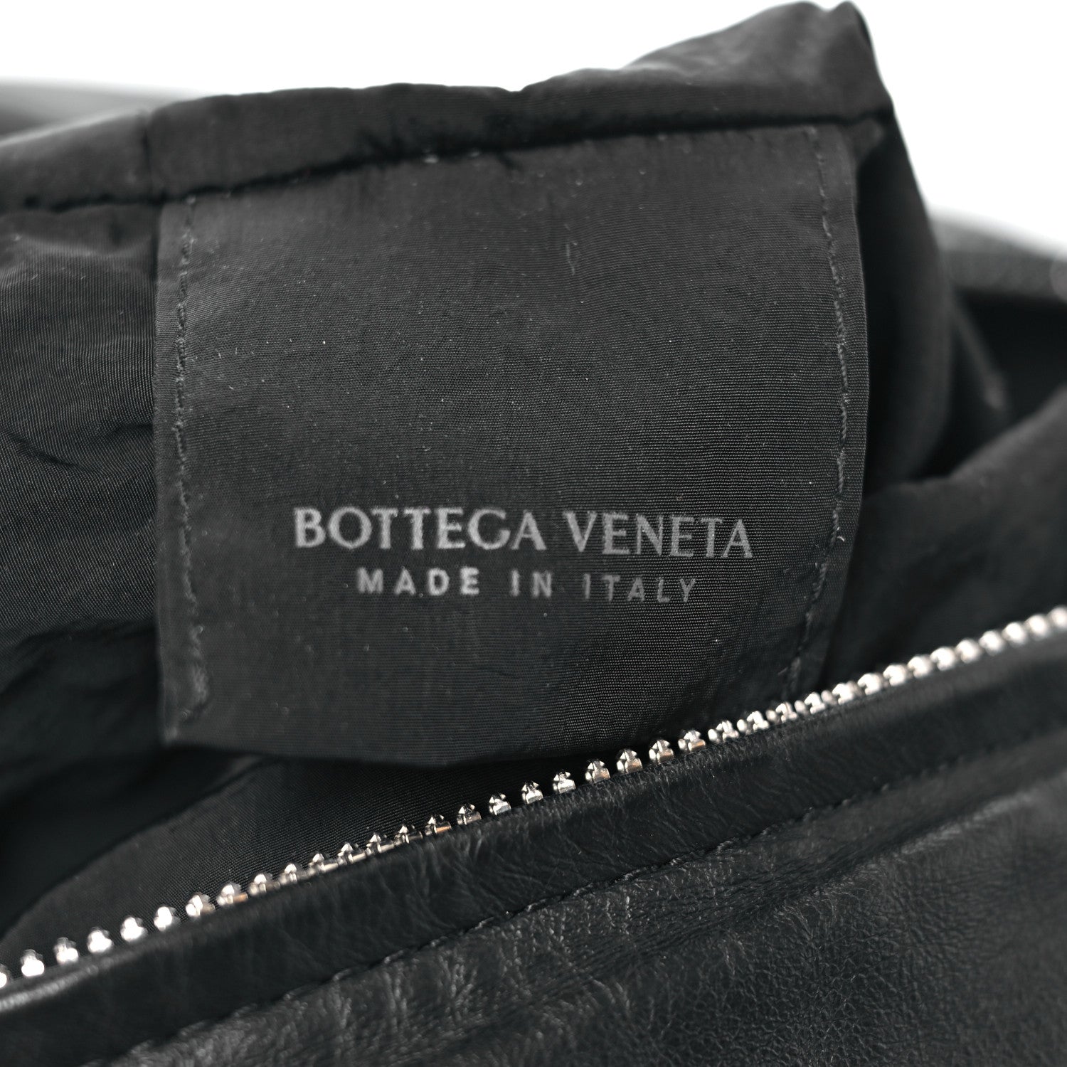 Bottega Veneta Calfskin Hidrology Shoulder Bag Black 6 of 10