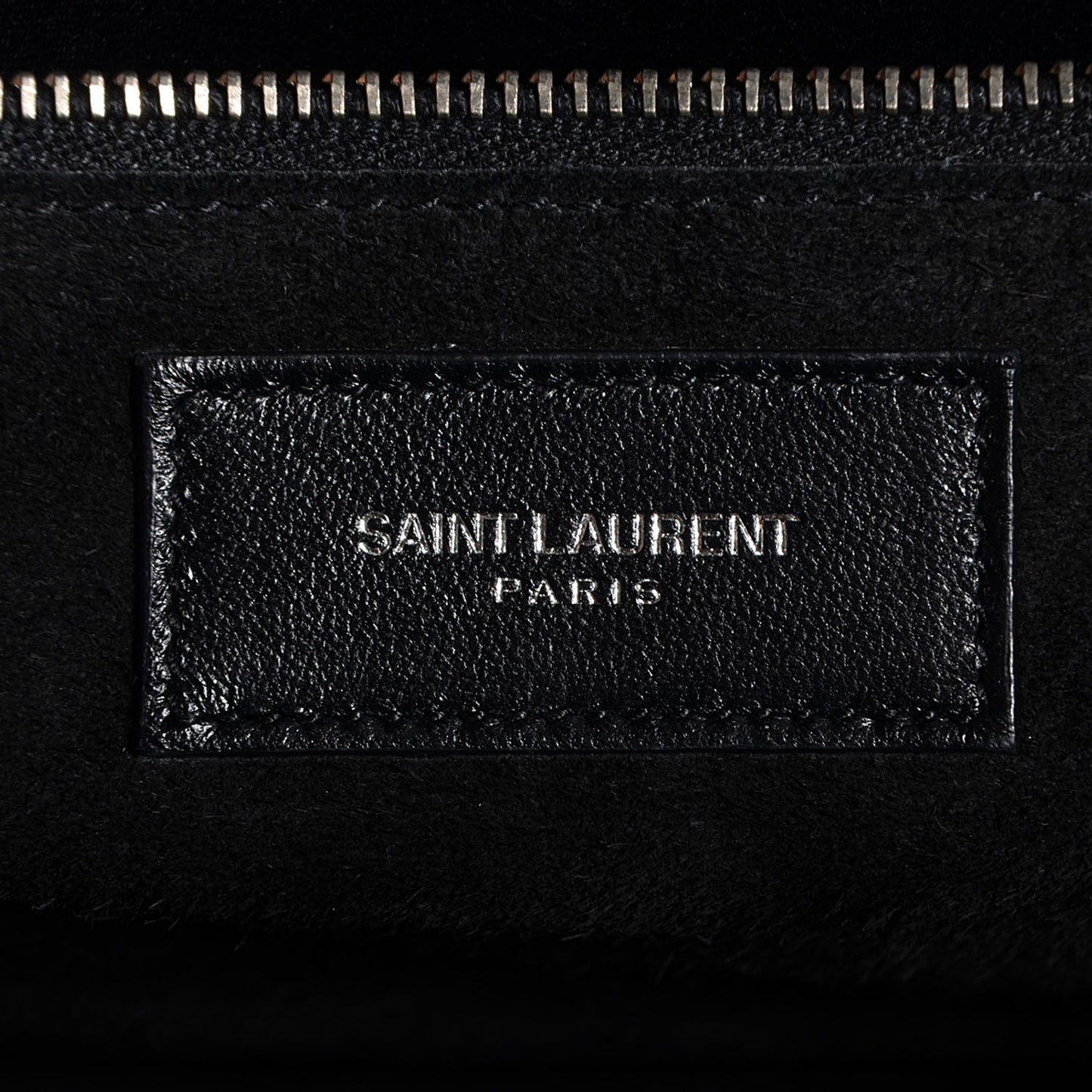 Calfskin Crocodile Embossed Small Sac de Jour Bag Black