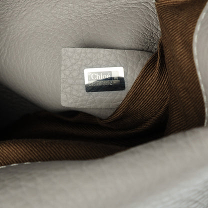 Chloe Calfskin Medium Marcie Round Crossbody Bag Cashmere Grey 6 of 8
