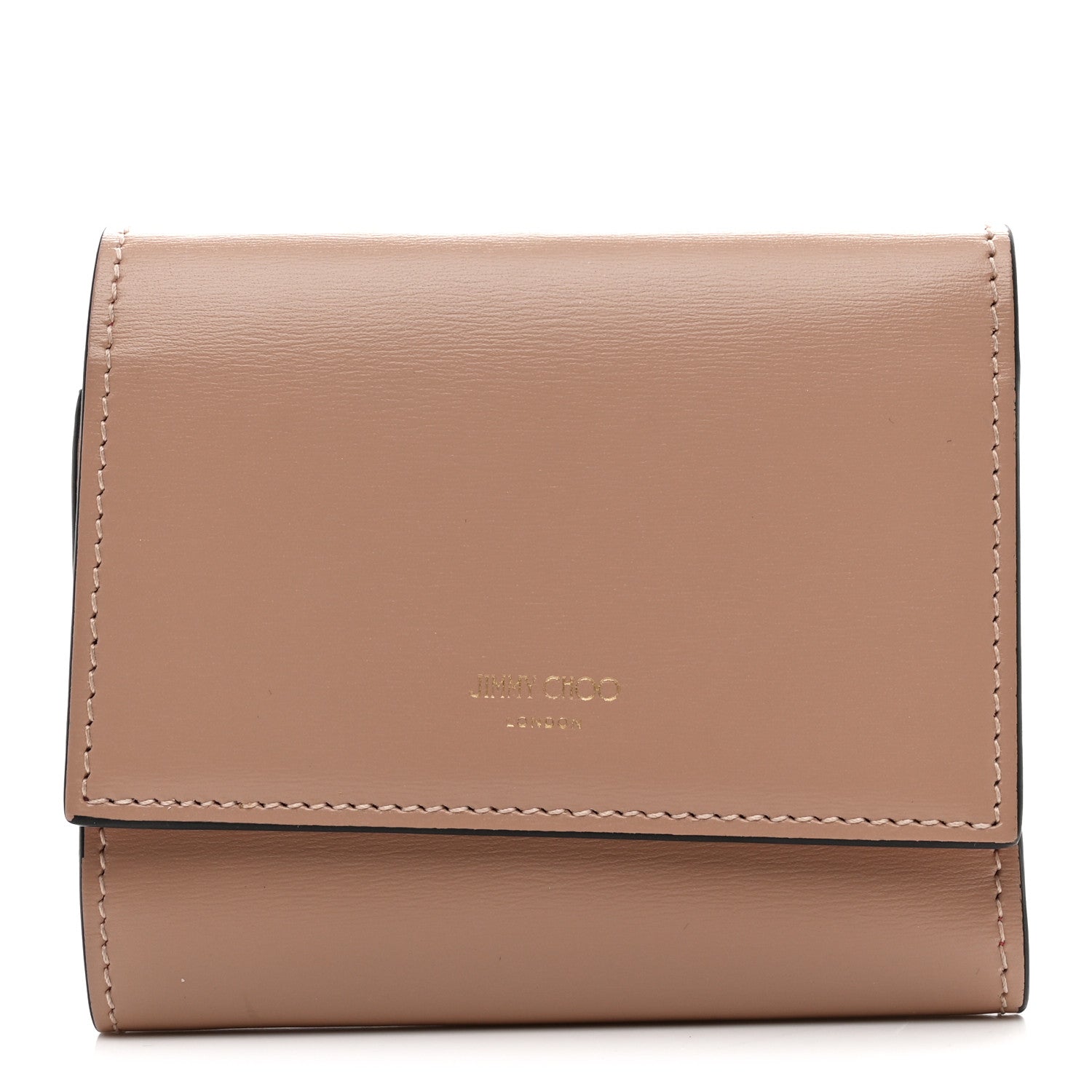 Jimmy Choo Calfskin Marinda Wallet Beige 1 of 6
