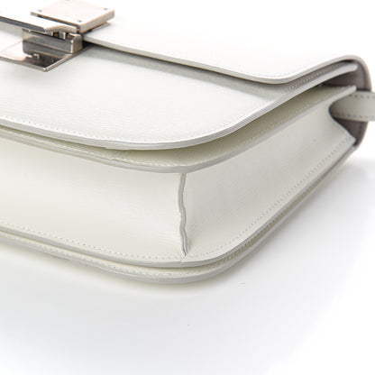 Celine Liege Calfskin Medium Classic Box Flap Bag White 7 of 7