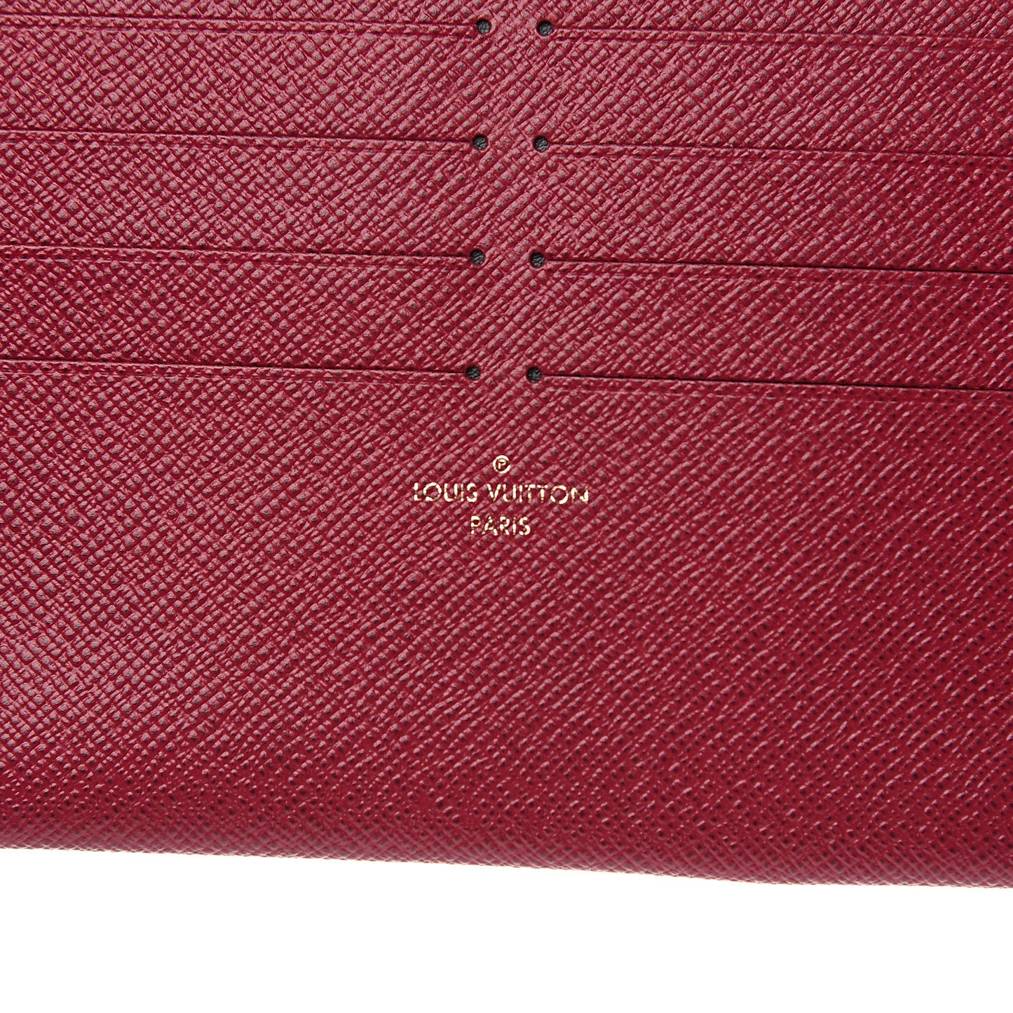 Calfskin Felicie Card Holder Insert Fuchsia