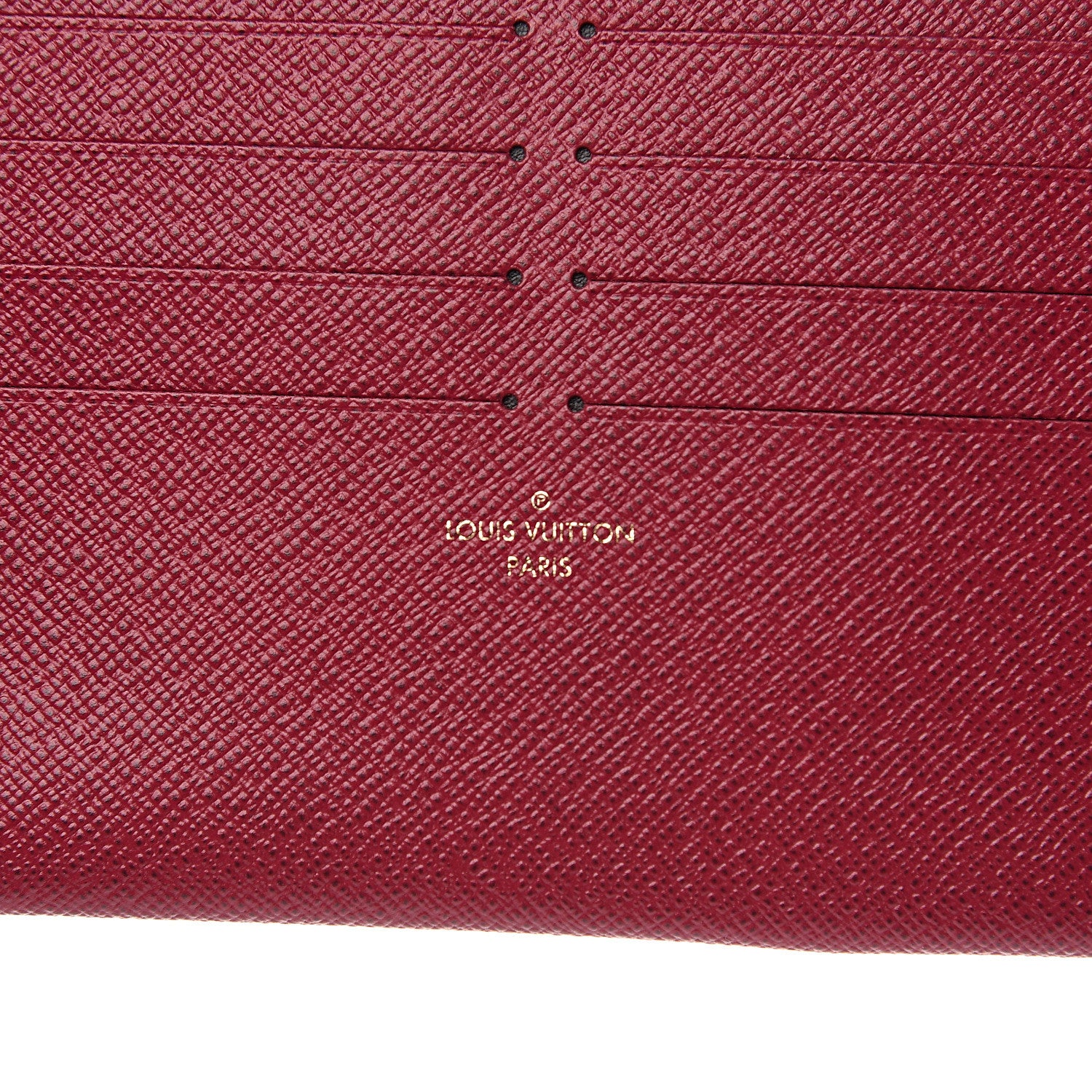 Louis Vuitton Calfskin Felicie Card Holder Insert Fuchsia 5 of 5