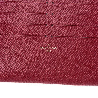 Louis Vuitton Calfskin Felicie Card Holder Insert Fuchsia 5 of 5