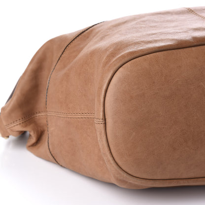 Givenchy Wrinkled Lambskin Medium Nightingale Tan 6 of 10