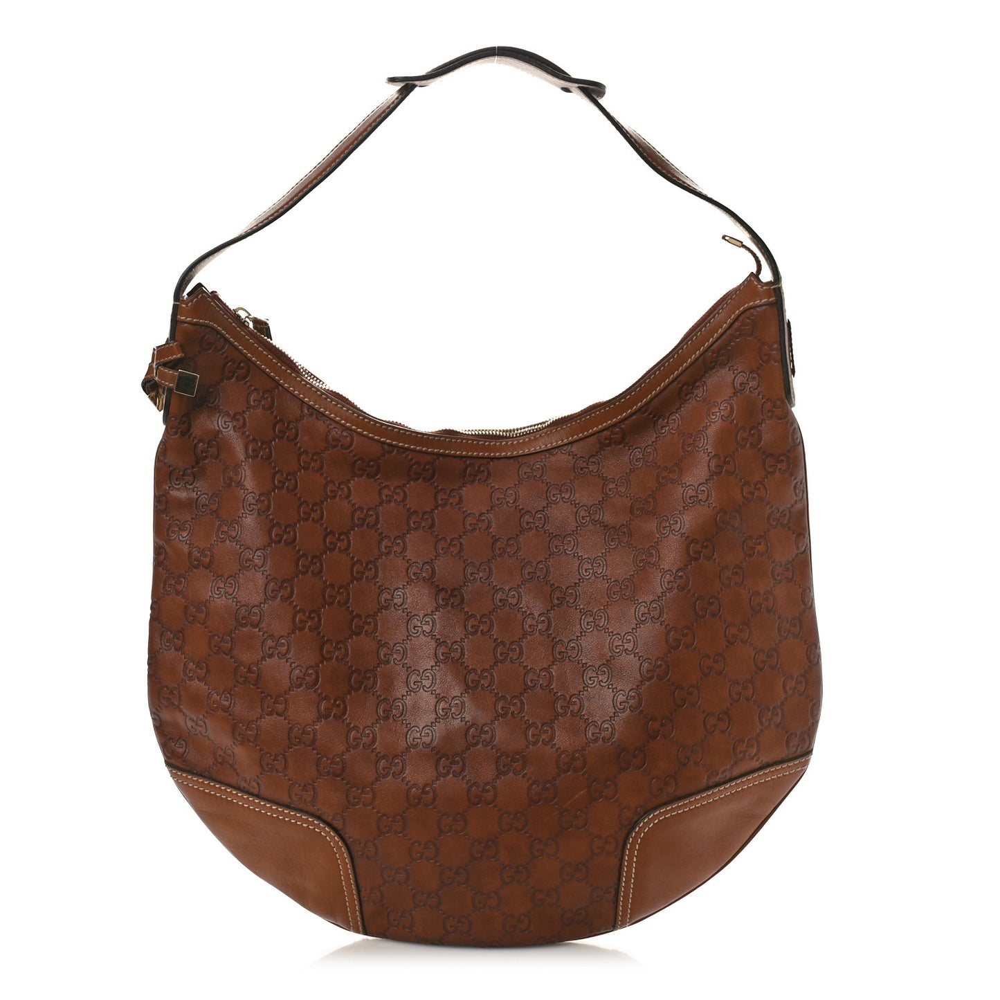 Guccissima Large Princy Hobo Brown