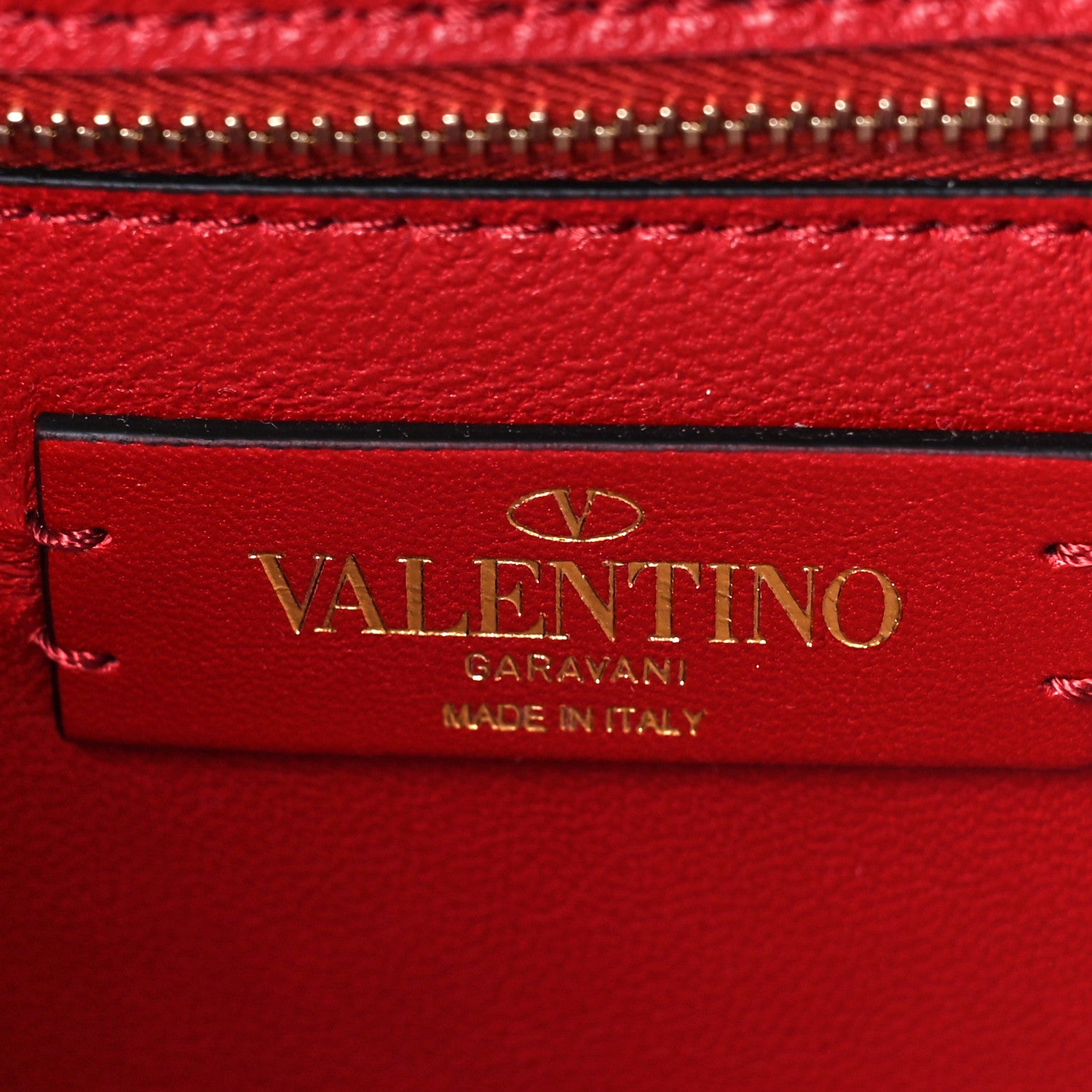 Valentino Garavani Nappa Rockstud Spike Wallet on Chain Candy Rose 6 of 9