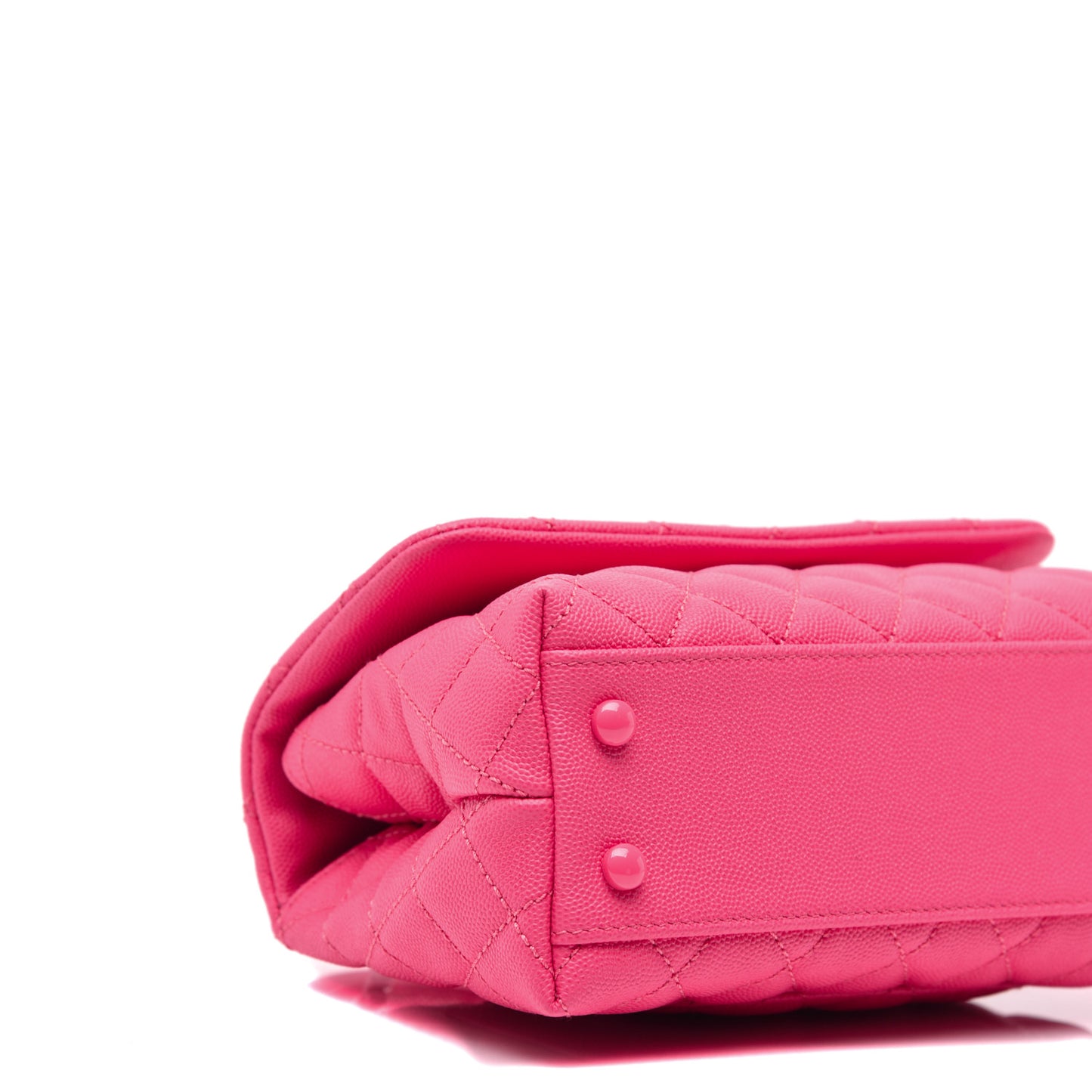 Caviar Quilted Incognito Mini Coco Handle Flap Pink
